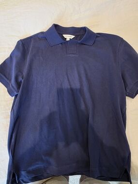 Club Monaco Navy Blue Short-Sleeve Polo